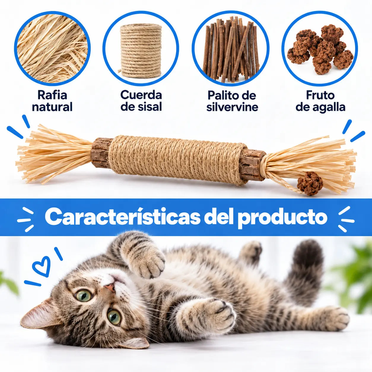 Vidatabi – Palitos Dentales Naturales para Gatos