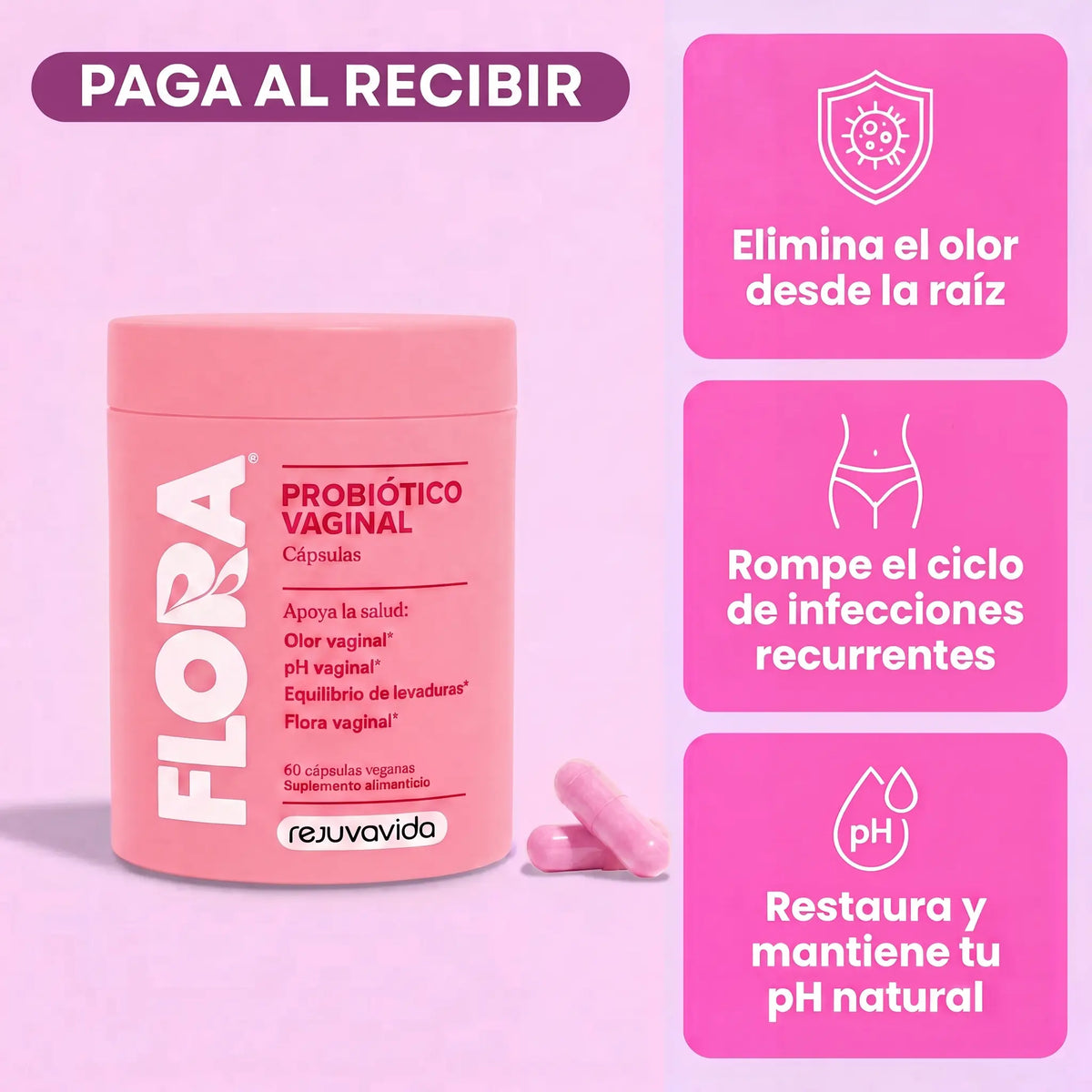Flora - Acaba con las infecciones recurrentes