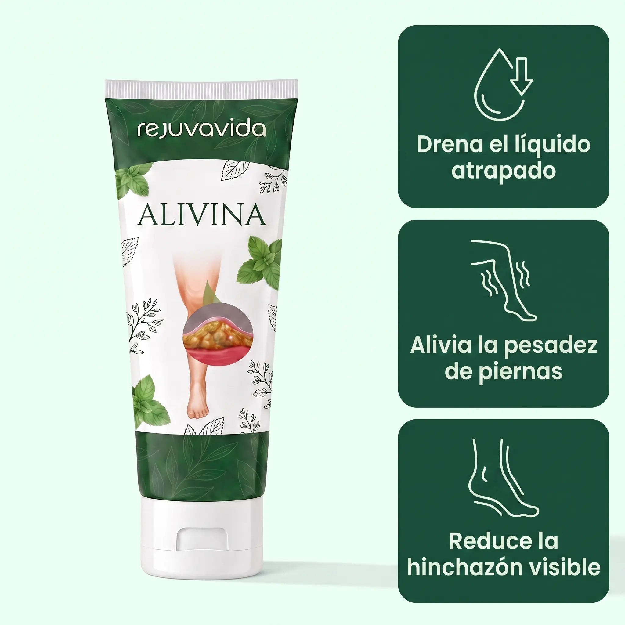 Alivina - Acaba con los tobillos hinchados
