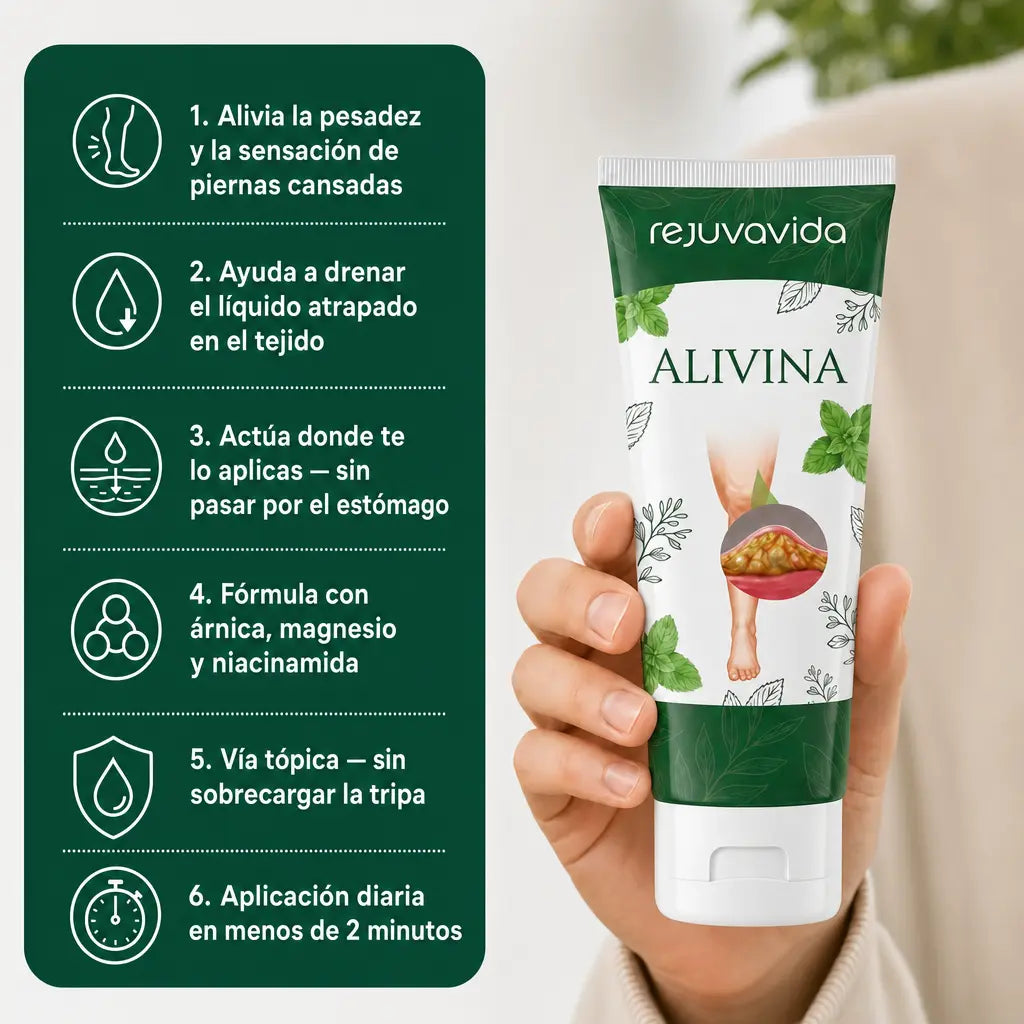 Alivina - Acaba con los tobillos hinchados