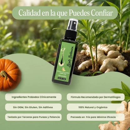 Menos caída del cabello en 26 días o menos